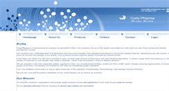 Desktop Screenshot of curixpharma.com